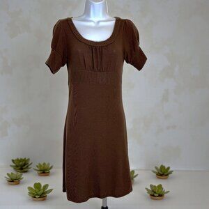 Rue21 Empire Waist Brown Dress - Says Large (Rue21 sizs more toward Jr sizes)